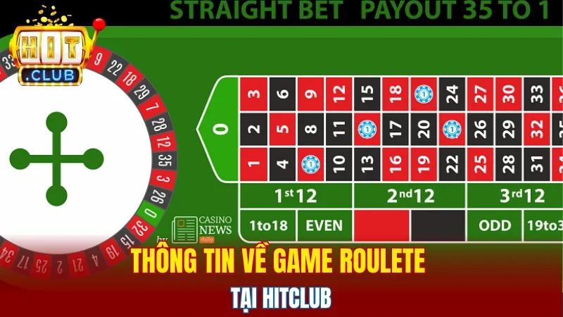 Thông tin về game Roulete tại Hitclub